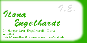 ilona engelhardt business card